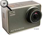 Abbildung zeigt die Actioncamera CX GOLD