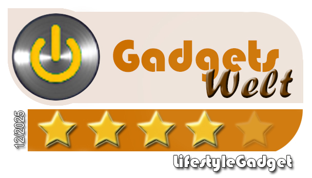 Auszeichnungslogo GadgetWel für das Fitnesstracker Armband newgen medicals